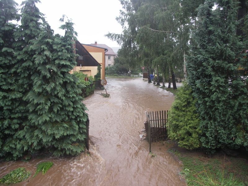 Povodně srpen 2010 - Hejnice