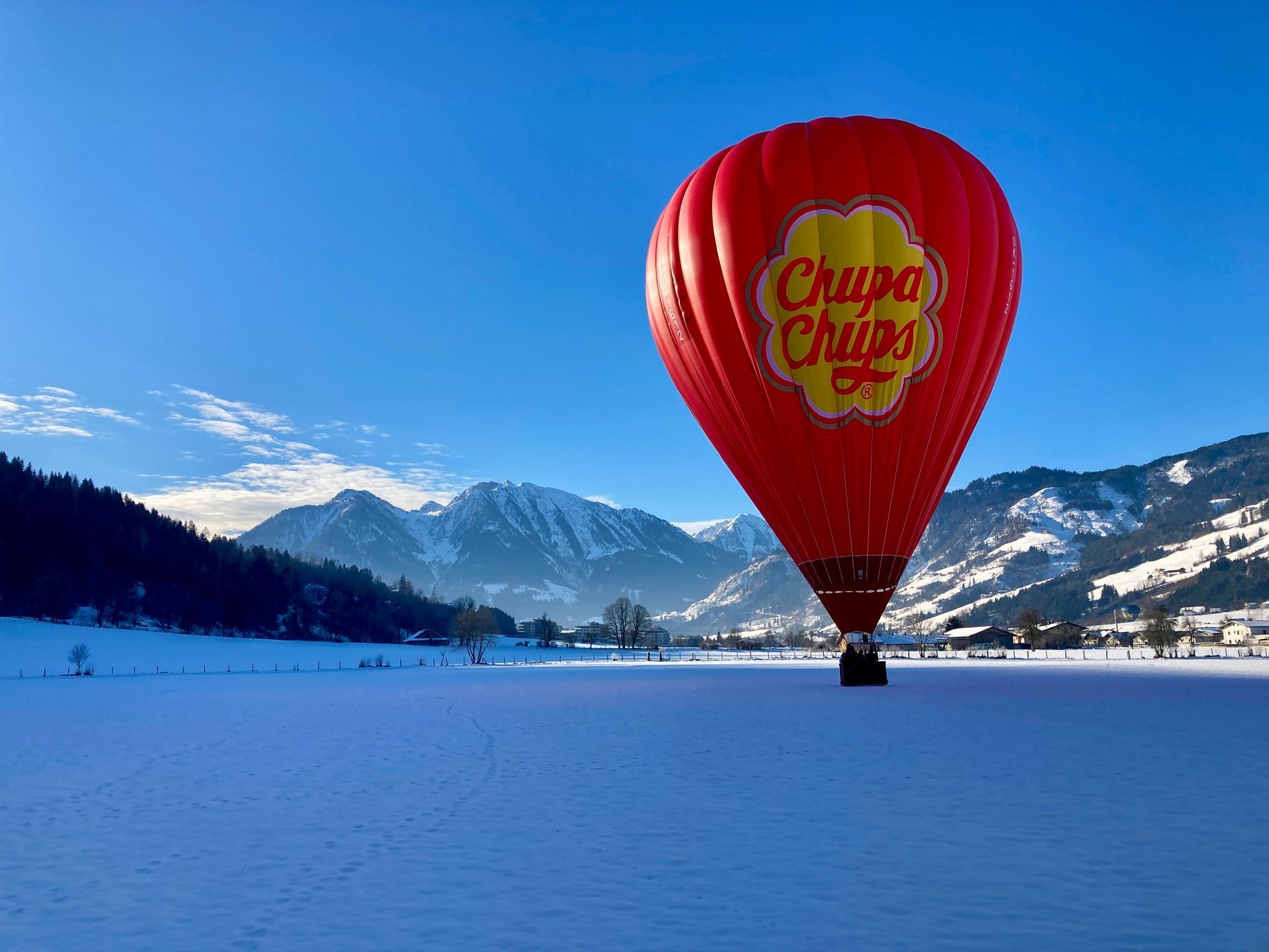 Zimní balonová fiesta Filzmoos