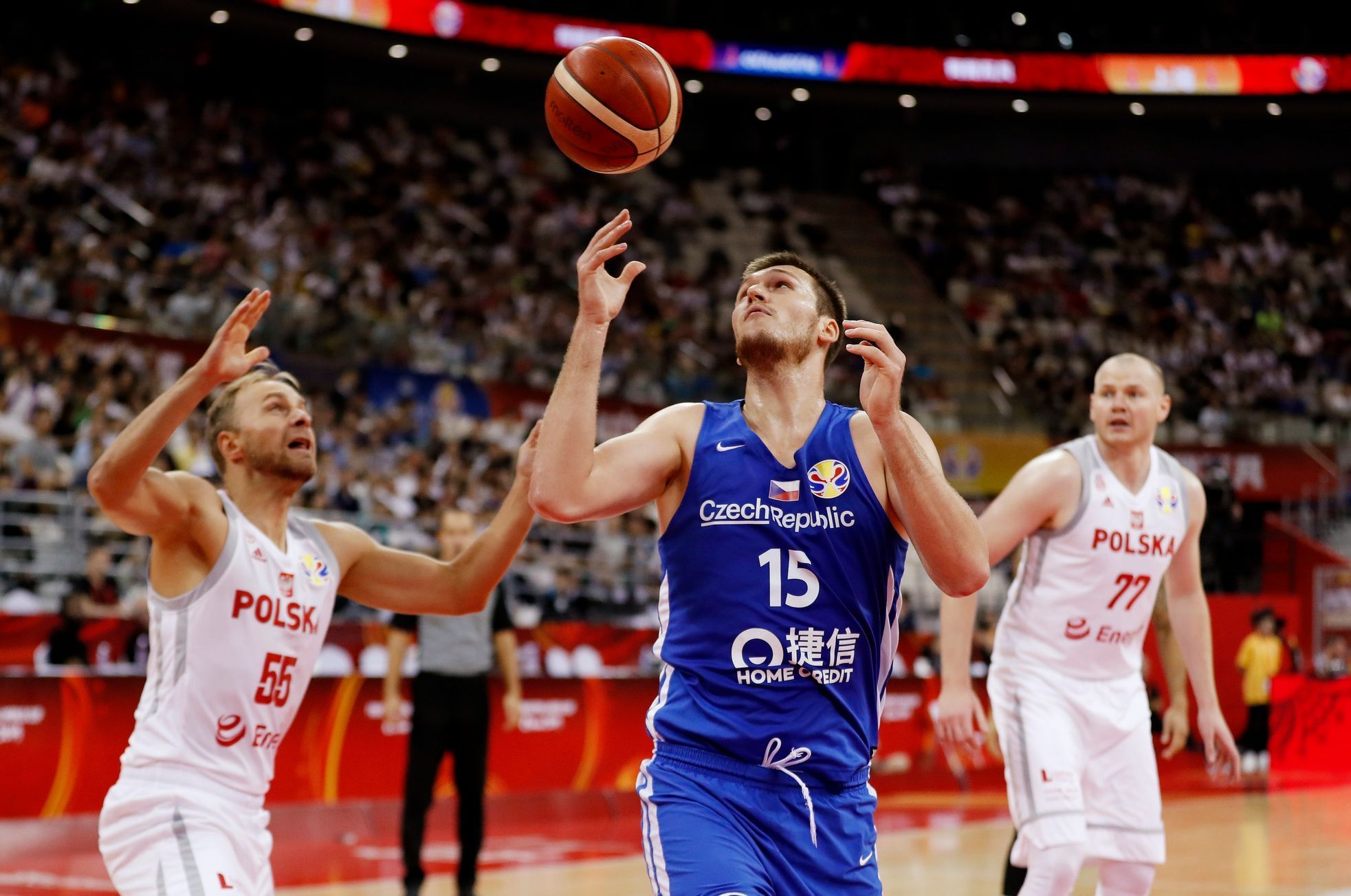 basketbal, MS 2019, Česko - Polsko, Martin Peterka