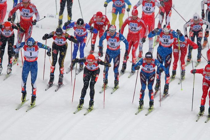 MS Liberec 2009: závod sdruženářů s hromadným startem