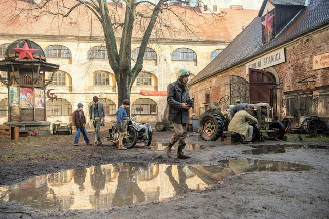 Snímek z přípravy natáčení filmu Šarlatán.
