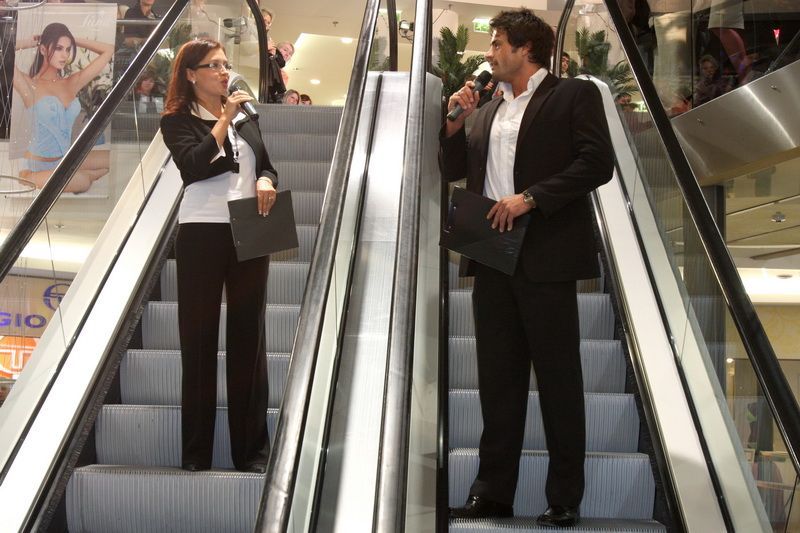 Představení nově otevřené pasáže Myšák Gallery - Mirek Šimůnek, Dana Morávková