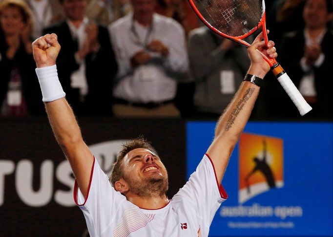 Novak Djokovič vs Stanislas Wawrinka ve čtvrtifinále Australian Open 2014