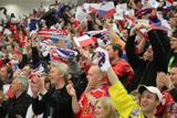 Čeští fanoušci věřili, že domácí tým v přímém souboji o vítězství v Euro Hockey Tour uspěje.