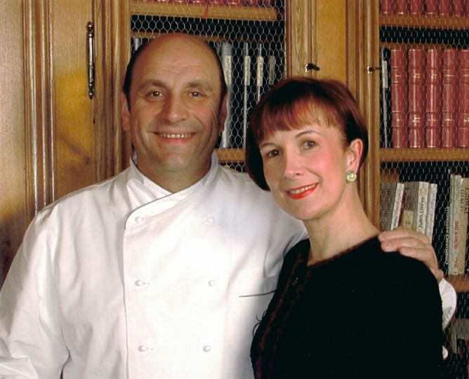 Kuchař Bernard Loiseau s manželkou Dominiqou