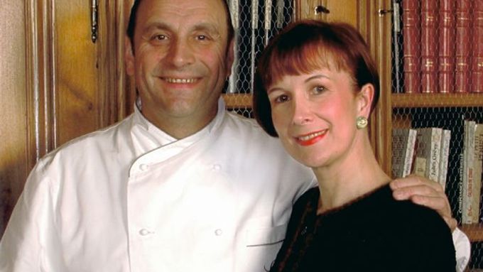 Kuchař Bernard Loiseau s manželkou Dominiqou.