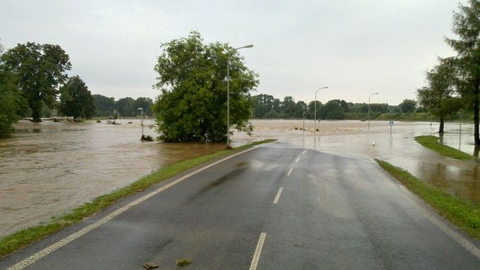 Loňské povodně v Hrádku nad Nisou