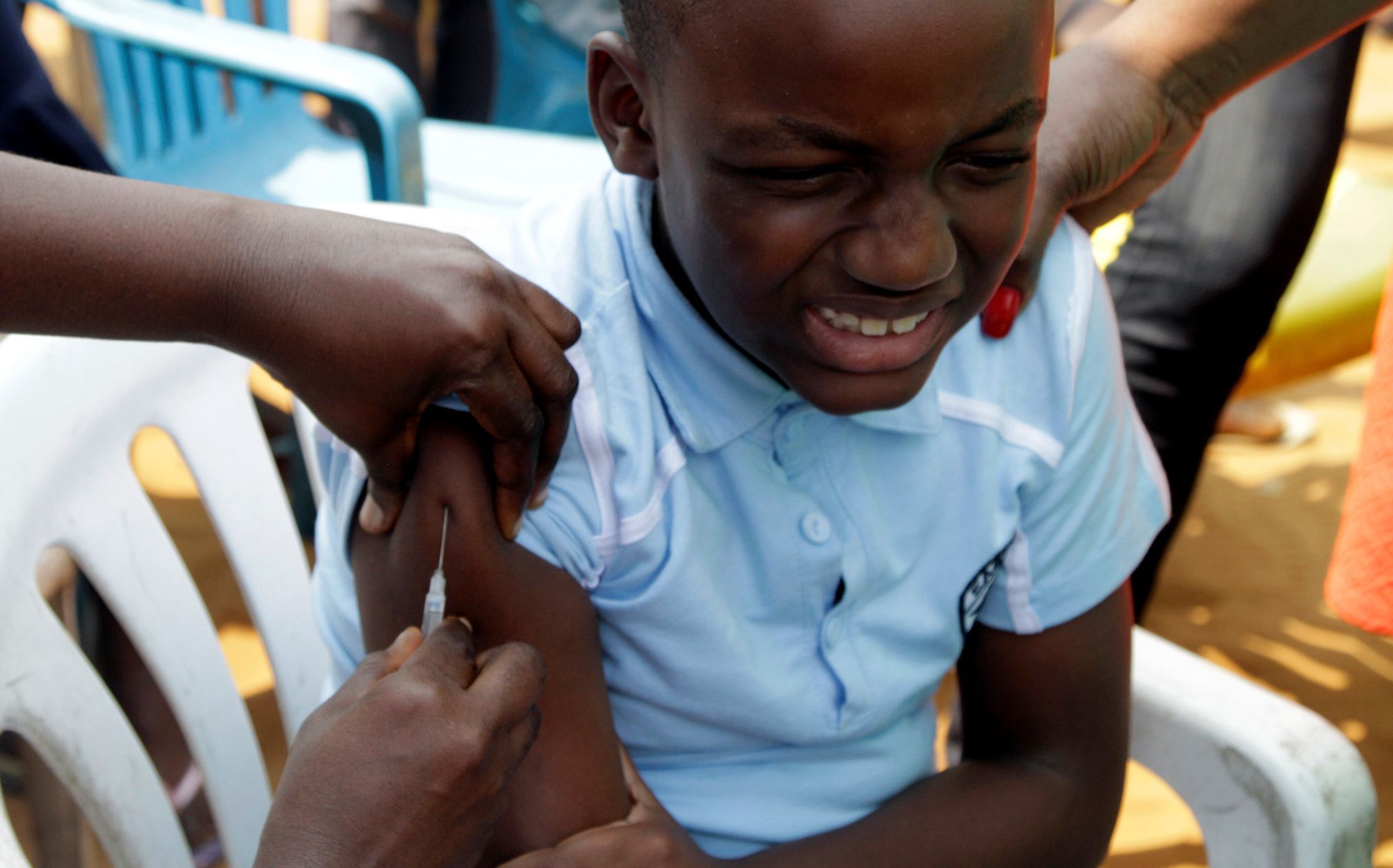 Očkování proti žluté zimnici v Kongu