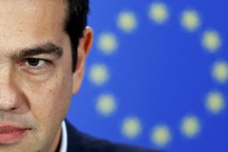 Alexis Tsipras v Evropském parlamentu.