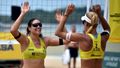 Plážové volejbalistky Barbora Hermannová a Markéta Nausch Sluková ve čtvrtfinále na turnaji v Kuala Lumpuru