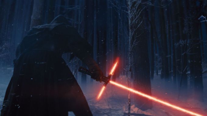 Snímek ze sedmého dílu Star Wars