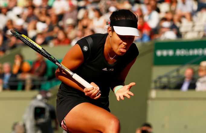 Tennis: Women's Singles - Serbia's Ana Ivanovic looks dejected during the first round