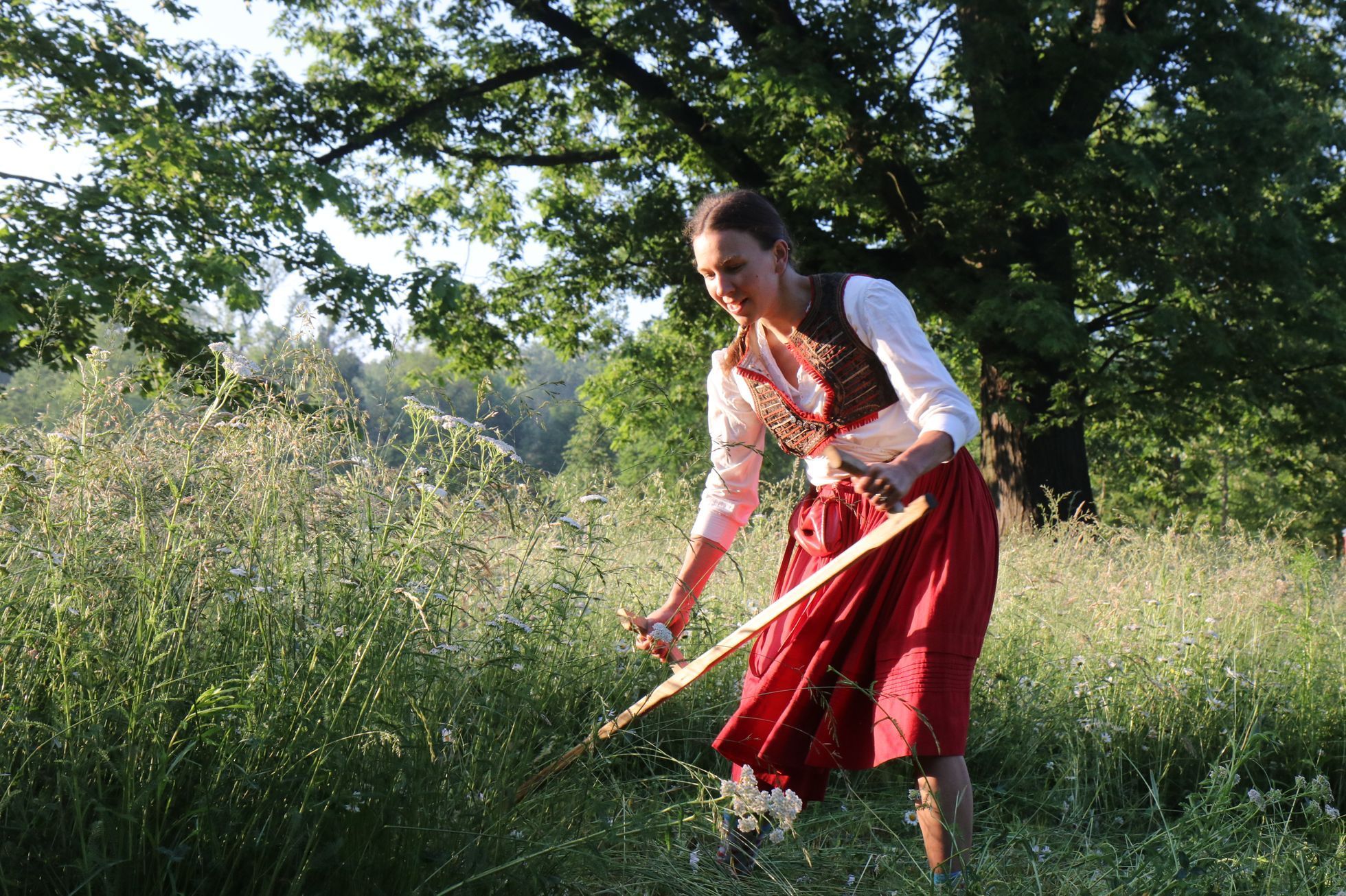 Kosení láká také dívky