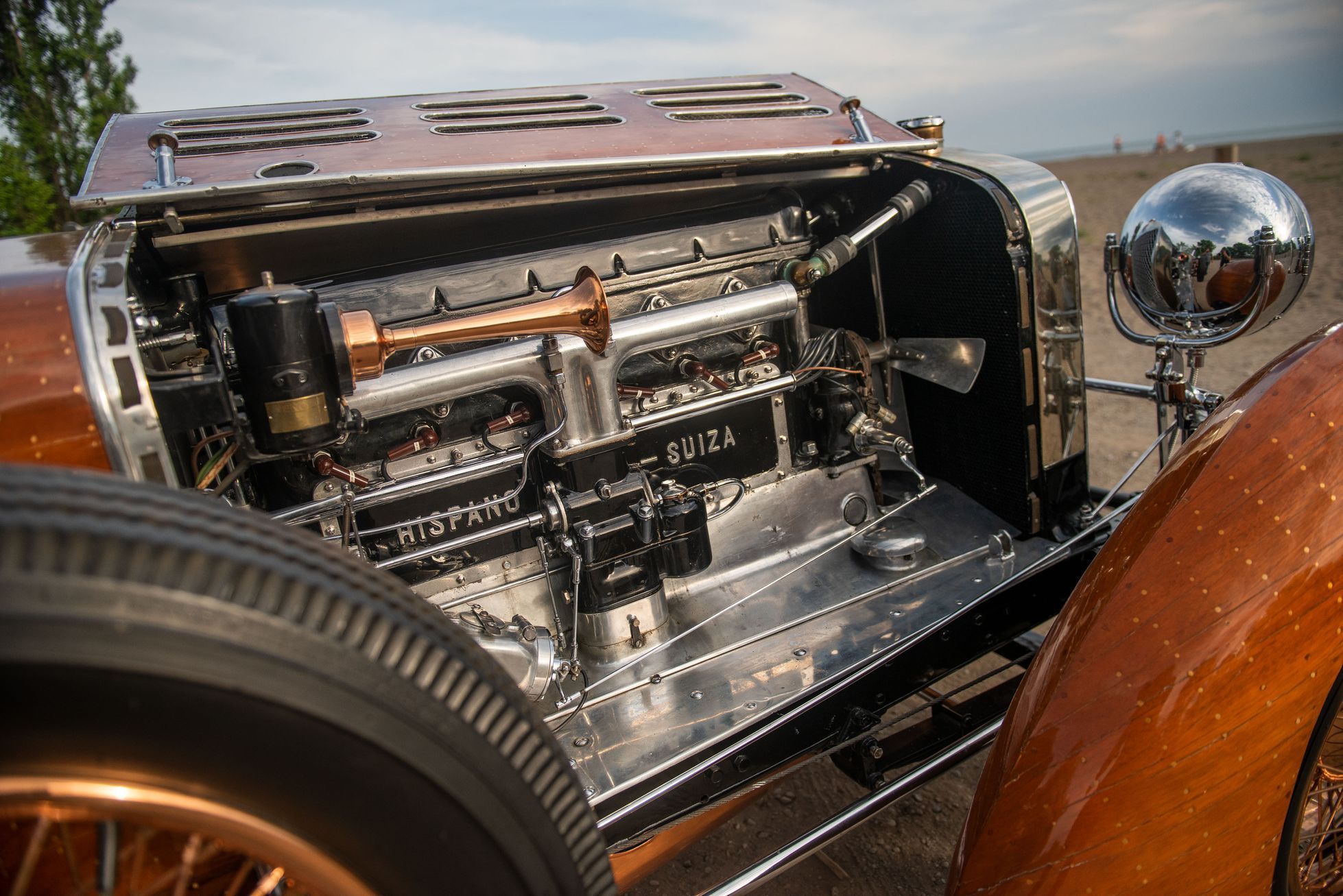 Hispano-Suiza H6C Tulipwood Torpedo