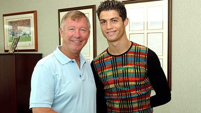 Tady to všechno začalo: Ferguson a Ronaldo na začátku jejich spolupráce.