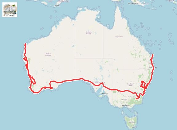 V Austrálii urazili půjčenou dodávkou 13 tisíc kilometrů podél pobřeží.