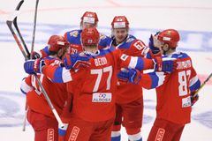 Češi v generálce na mistrovství světa padli s Rusy na nájezdy
