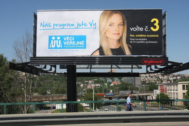 Volebební billboardy