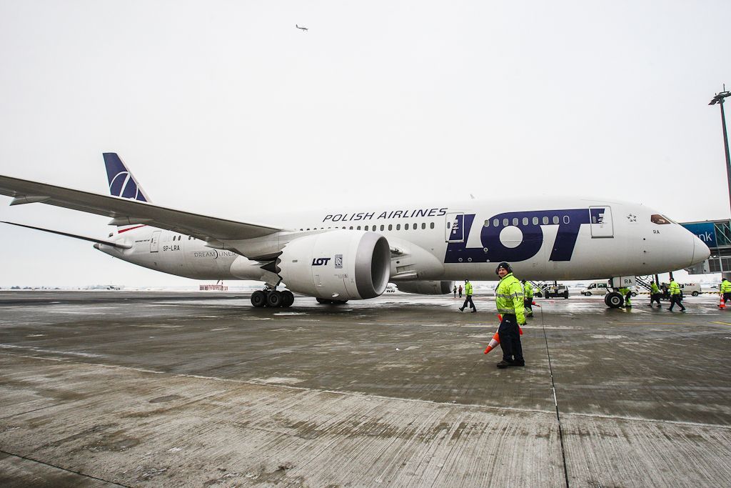 Dreamliner v Praze