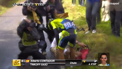 Alberto Contador, 10. etapa