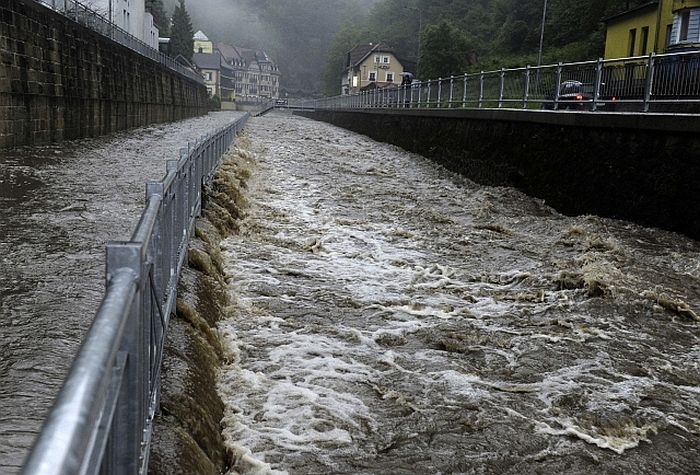 Povodně 1. června 2013, Kamenice v Hřensku