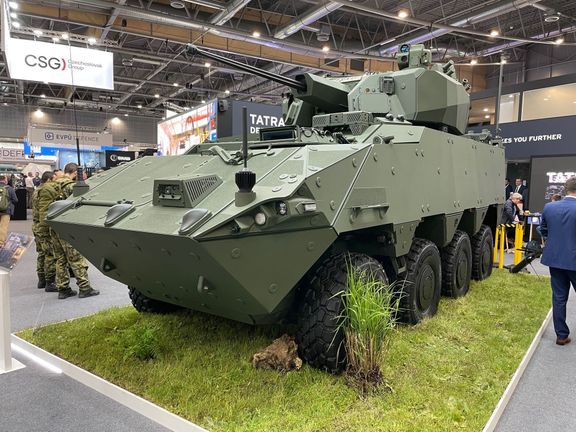 Vozidlo Pandur 8x8 Evo.