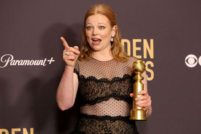 Herečka Sarah Snook ze seriálu Boj o moc.