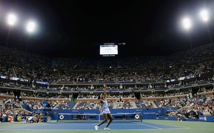 Venus Williams na US Open 2014 (Stadion Arthur Ashe)