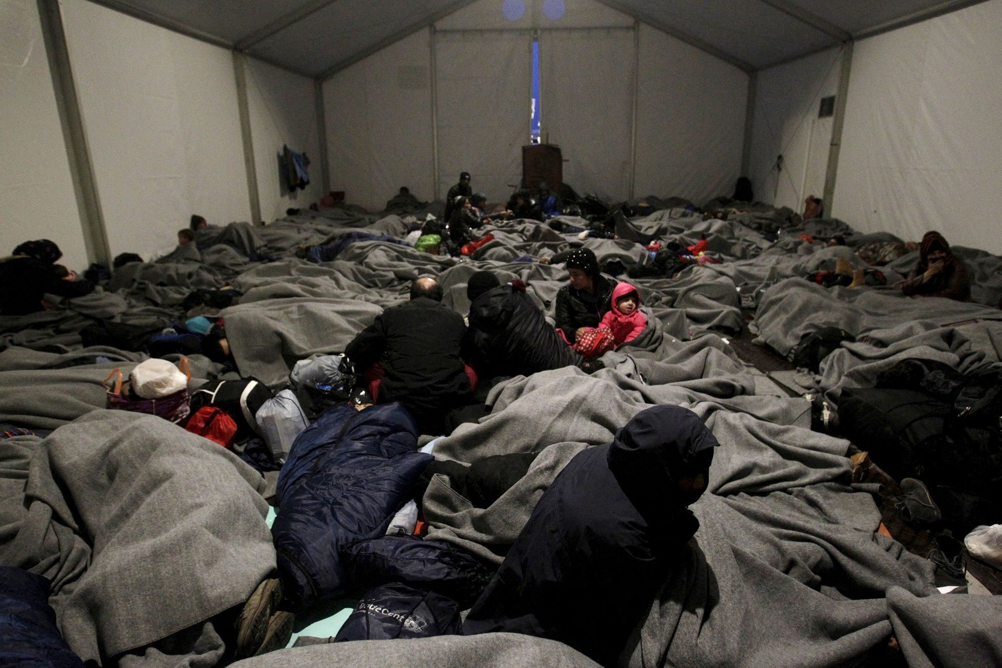 Uprchlíci - Řecko - Idomeni