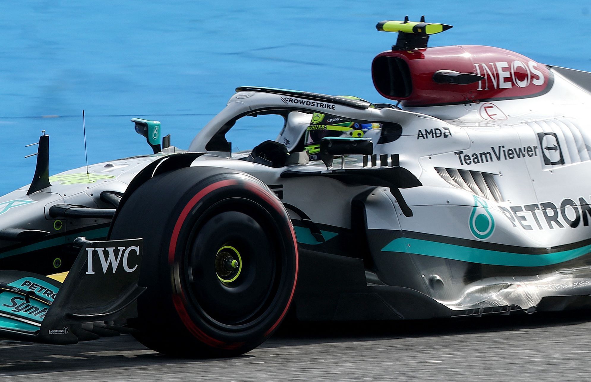 Lewis Hamilton, Mercedes v GP Brazílie F1 2022