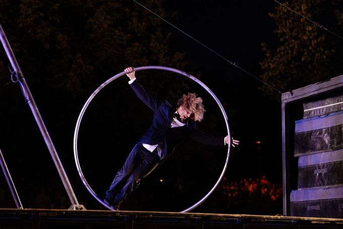 Snímek ze středečního zahájení festivalu Letní Letná.