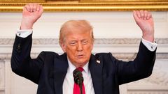 Bílý dům Trump USA Donald gesto