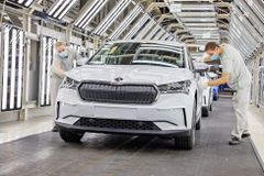 Škoda Auto obnovuje výrobu elektrického Enyaqu. Cíl je 370 kusů denně