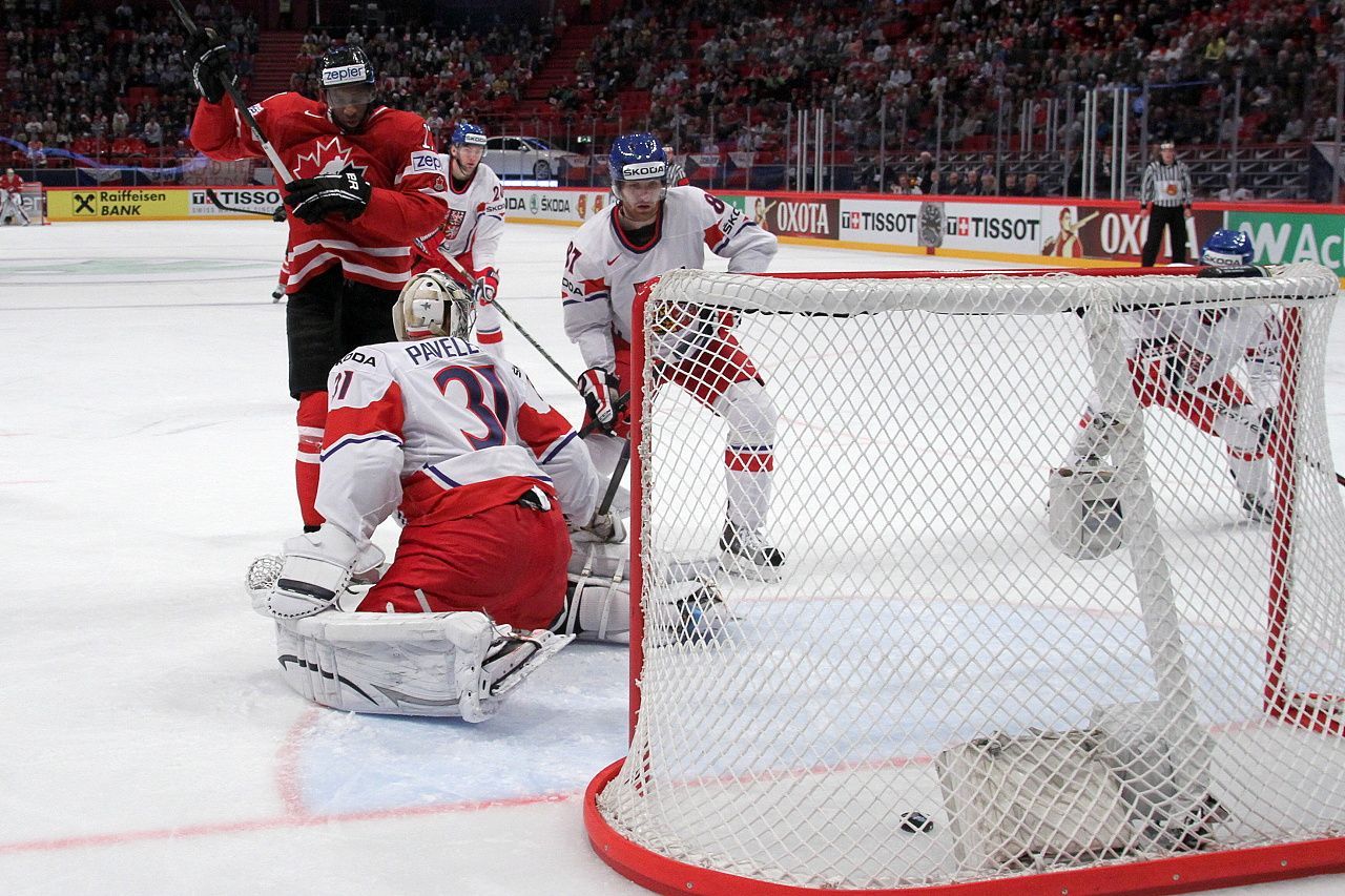 Hokej, MS 2013, Česko - Kanada: gól Kanady na 0:1