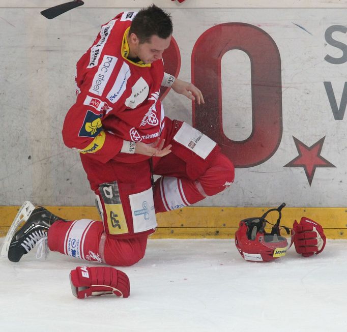 Slavia vs. Třinec, utkání hokejové extraligy