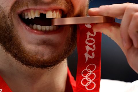 OH 2022, Peking, hokej, utkání o 3. místo, Slovensko - Švédsko