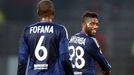 EL, Lyon - Plzeň: Gueida Fofana (6) a Arnold Mvuemba