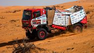 Teruhito Sugawara (Hino) v 6. etapě Rallye Dakar 2021