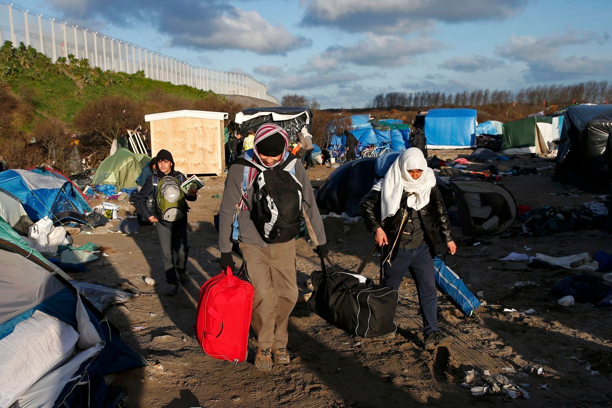 Uprchlický tábor Džungle v Calais