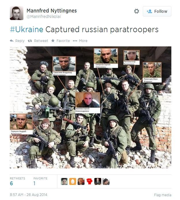 Ukrajina - Rusko - výsadkáři
