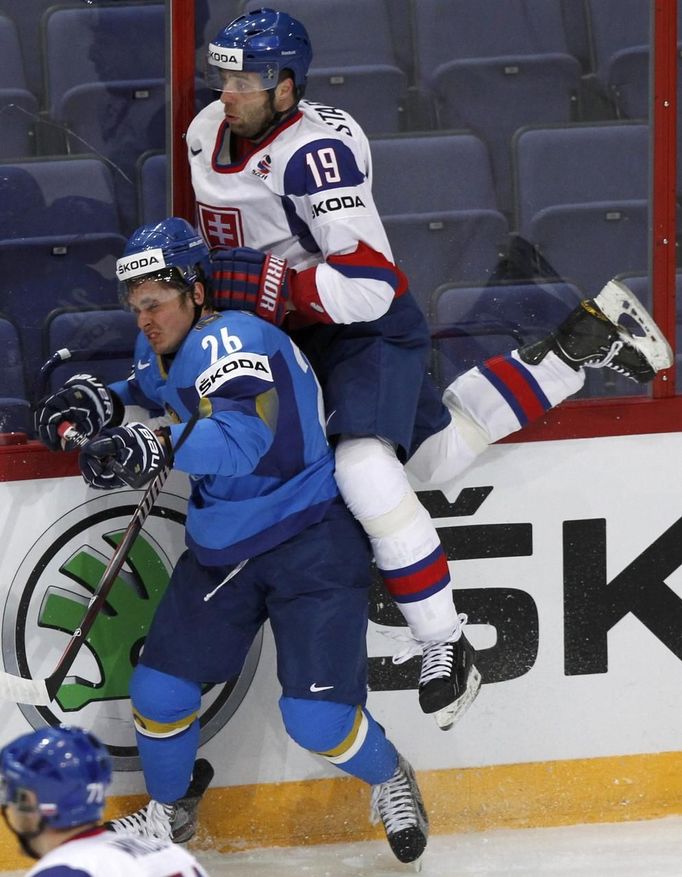 MS v hokeji 2012: Slovensko - Kazachstán (Starosta, Savenkov)