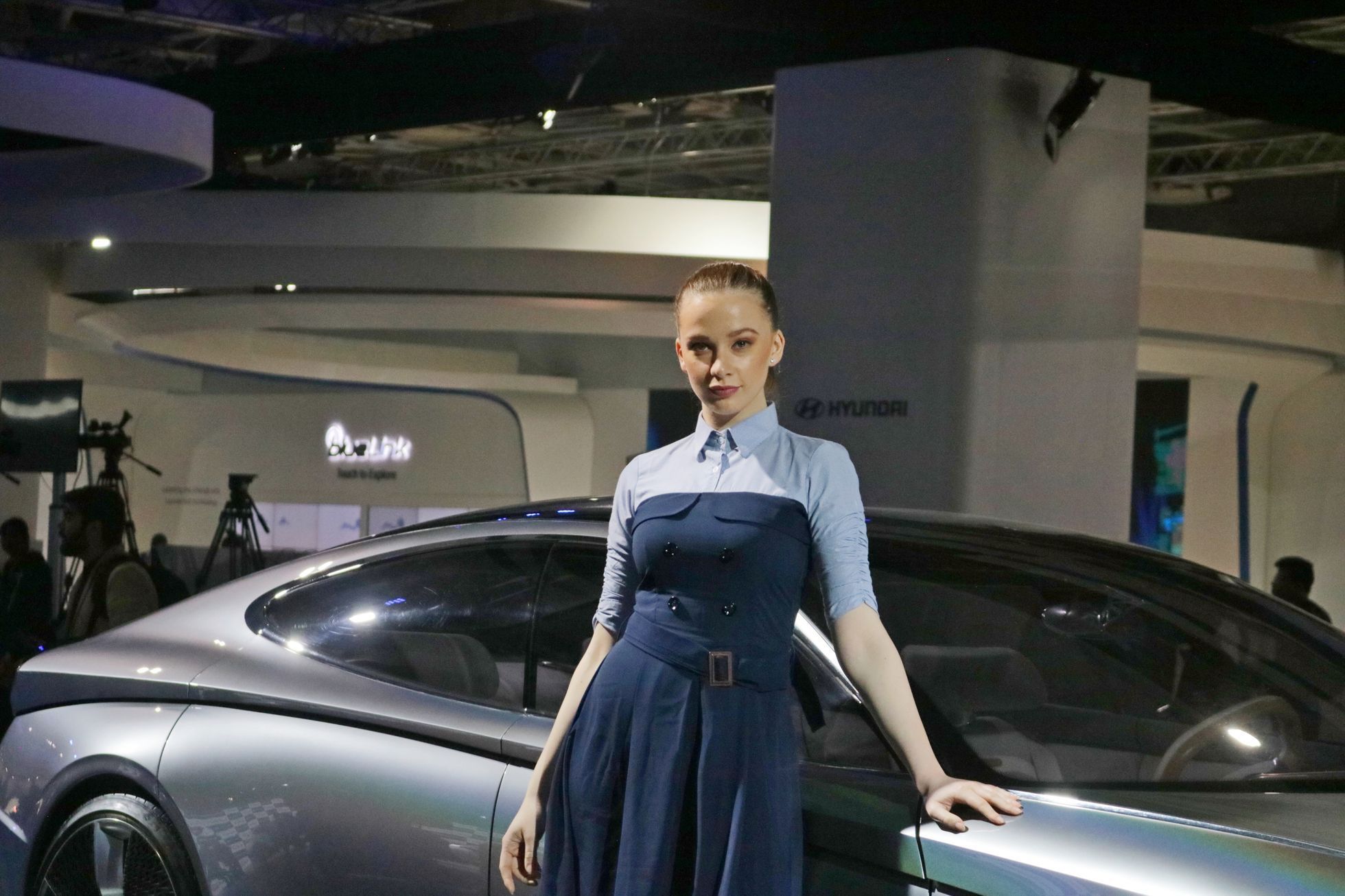 modelky autosalon Nové Dillí 2020
