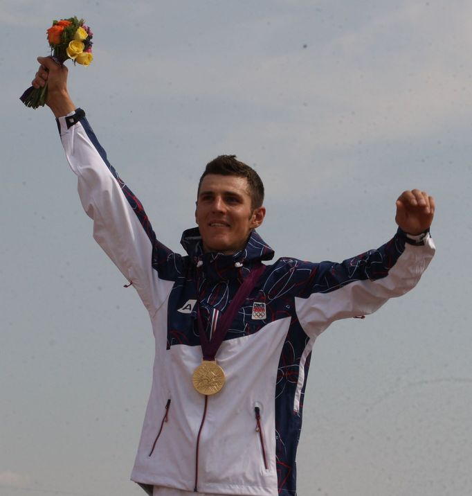 Biker Jaroslav Kulhavý na olympiádě v Londýně