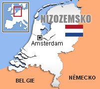 Mapa - Nizozemsko