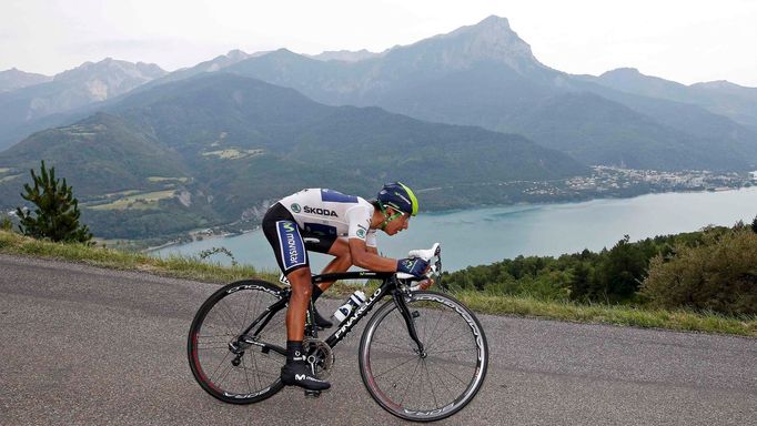 17. etapa Tour de France 2013 - horská časovka: Nairo Quintana