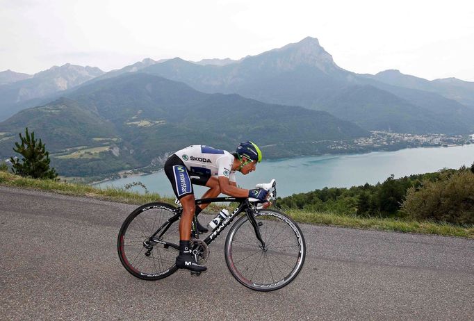 17. etapa Tour de France 2013 - horská časovka: Nairo Quintana