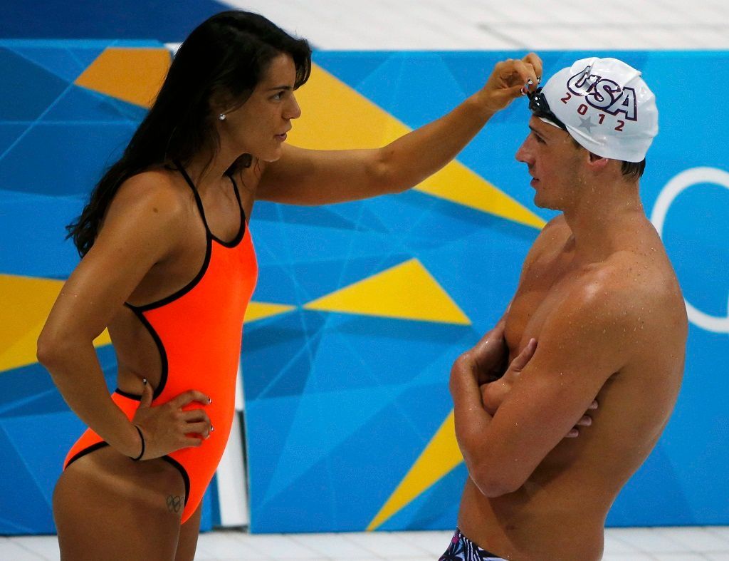 Mexická plavkyně Maria Fernandez Gonzalez a Ryan Lochte, ženská krása na olympiádě v Londýně 2012