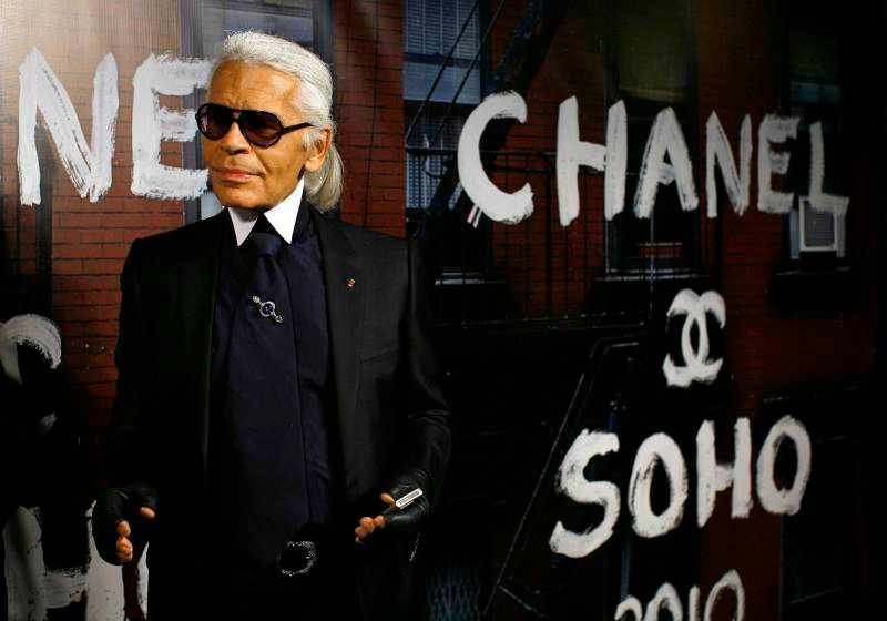 Znovuotevření butiku Chanel - Karl Lagerfeld