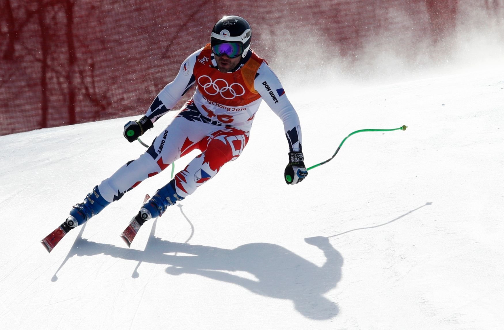 Jan Hudec ve sjezdu na ZOH 2018