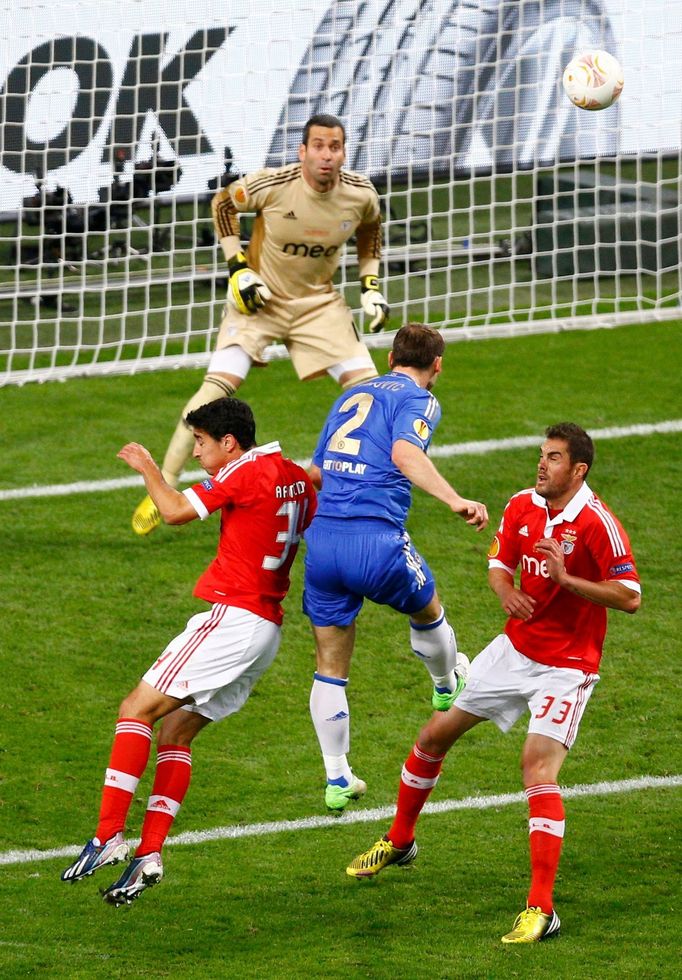 Fotbal, finále Evropské ligy, Chelsea - Benfica: Branislav Ivanovič dává vítězný gól